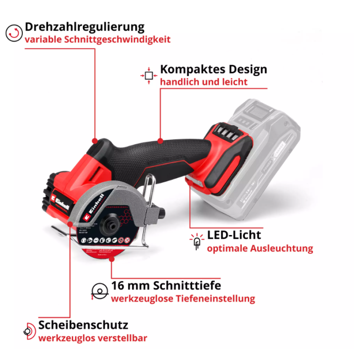 Einhell PROFESSIONAL Akku-Trennschleifer TP-CO 18/76-C Li BL - Solo 4432000